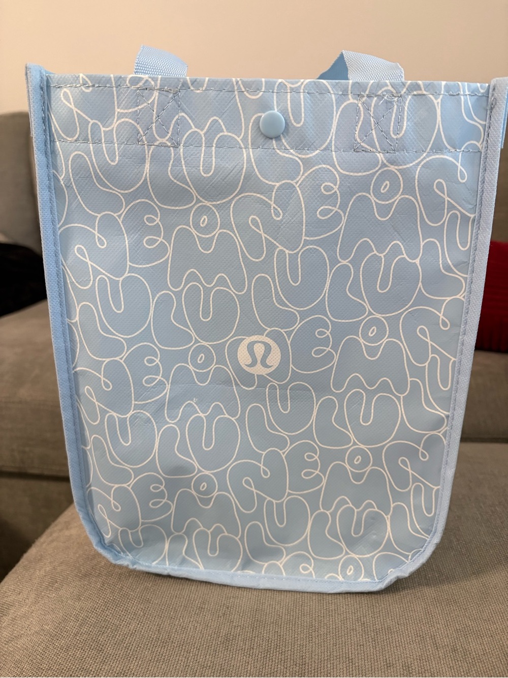lululemon athletica Light Blue tote bag
